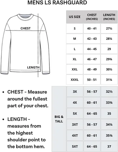 Vista 6 de Real Essentials Paquete de 4 camiseta de manga larga Dry-Fit para hombre, traje de baño para correr, protección solar UPF 50+ (grande y alto)