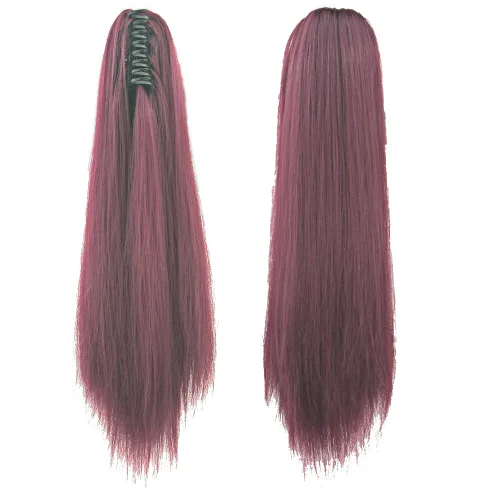 Vista 11 de Extensiones de pelo largo y liso para mujer, fibra natural, 16/613