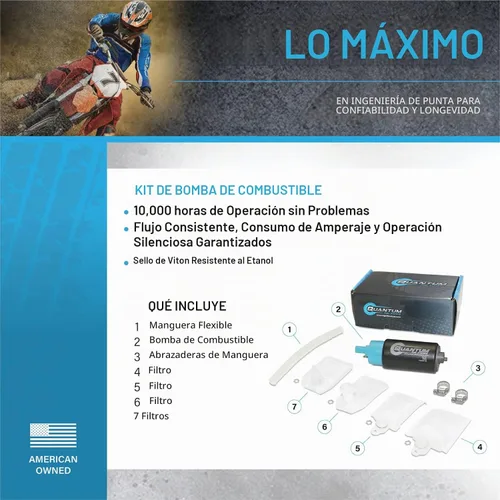 Vista 4 de Bomba de combustible QFS para Yamaha YZF-R3 2015-2025, restaura el rendimiento del equipo original