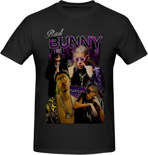 Vista 7 de Bad Bunny Camiseta Me Porto Bonito Reggaeton Estilo Vintage Unisex