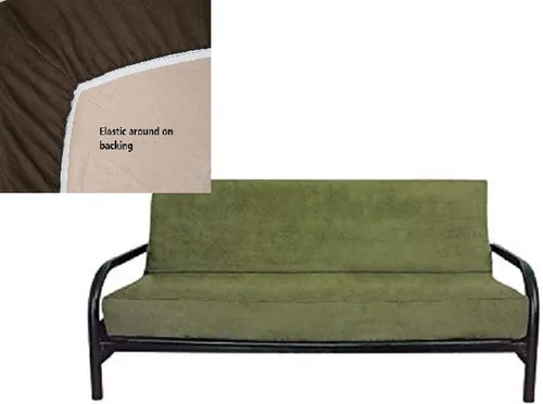Vista 22 de OctoRose Funda de futón ajustable, de fácil ajuste, de 39 x 75 + 8 pulgadas, tamaño individual, color verde, funda de colchón de microgamuza