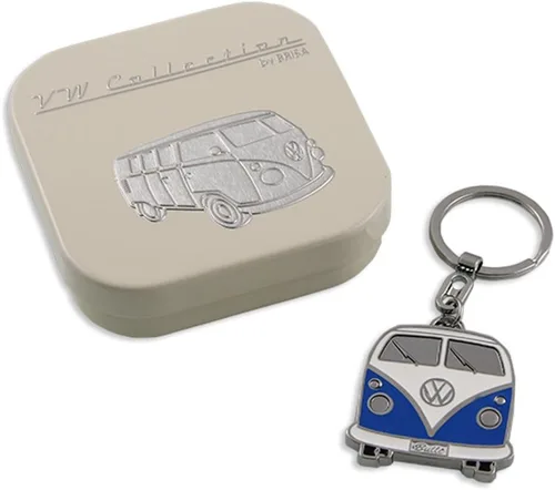 Vista 2 de BRISA VW Collection - Llavero de metal esmaltado Volkswagen con diseño de autobús T1