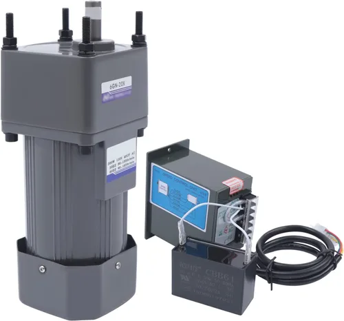 Vista 37 de Motor de engranajes eléctrico 110V 250W 10K Monofásico de alto par motor reductor de engranajes de CA 0-135 RPM Controlador de velocidad variable