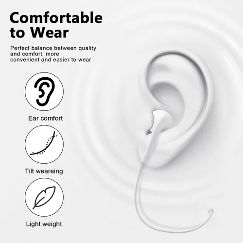 Vista 2 de USB C Headphones for iPhone 17 16 15,2 Pack USBC Type C Earphones Microphone & Remote Control Noise Cancelling Wired Earbuds for Apple iPhone 17