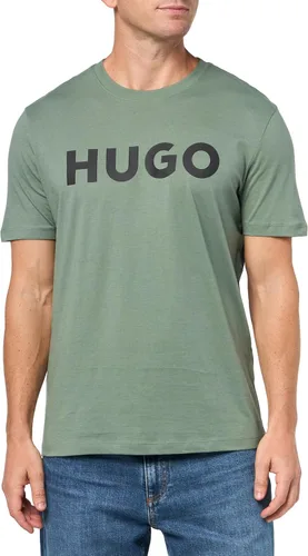 Vista 60 de Hugo Men's Print Logo Short Sleeve T-Shirt Blanco