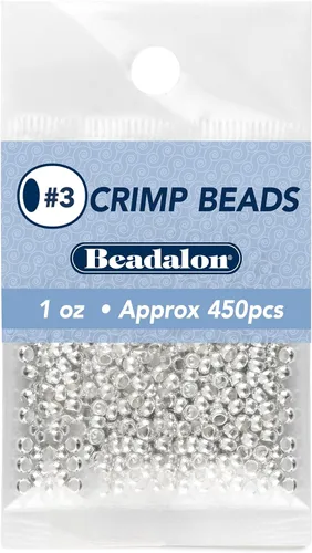 Vista 10 de Beadalon Cuentas de engarzar, tamaño #1, color dorado, 1 oz, aprox. 1,400 piezas