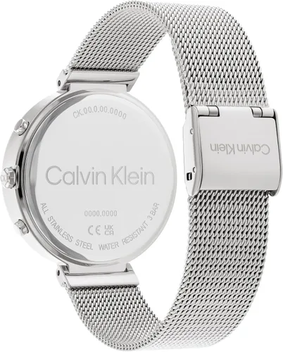 Vista 3 de Selección de Relojes Calvin Klein para Mujer: Minimalismo Radiante Rosa/ Plateado