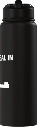 Vista 2 de I'm A Big Deal In Amarillo Stainless Steel Insulated Water Bottle