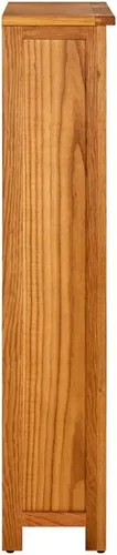 Vista 6 de vidaXL Estantería estándar de madera de roble macizo en roble natural