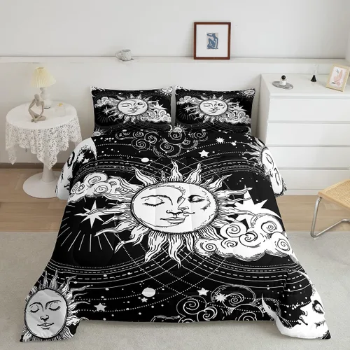 Vista 12 de Erosebridal Juego de ropa de cama de guepardo con rosa roja, juego de edredón con estampado de leopardo y gato, edredón romántico de plumón, Multi 03