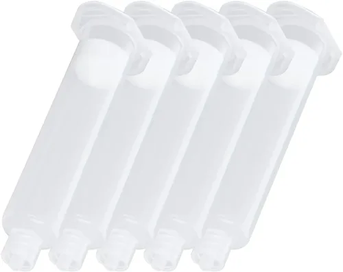 Vista 8 de Auniwaig 4 unids 3cc dispensador de soldadura pegamento conos accesorios 0.1 fl oz máquina dispensadora transparente tubo adhesivo líquido