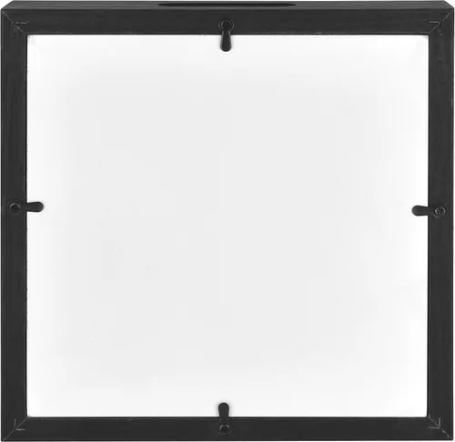 Vista 5 de MCS Hello Weekend Fund Bank Shadowbox, madera negra