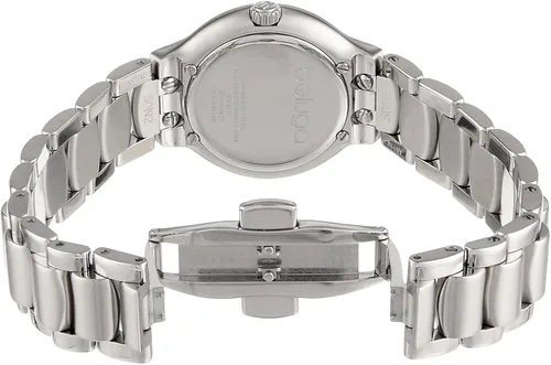 Vista 5 de EBEL 1216037 "Beluga" Reloj de acero inoxidable con pulsera de eslabones para mujer, plateado, Movimiento de cuarzo