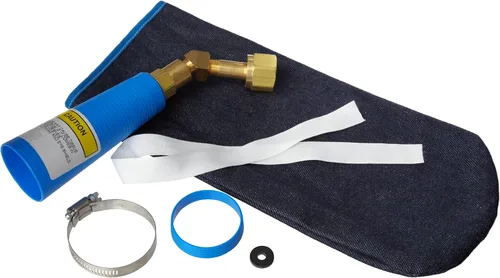 Vista 2 de SP Bel-Art Frigimat Junior - Máquina de hielo seco para producción confiable de hielo en escamas y nieve con boquilla de latón duradera, fácil