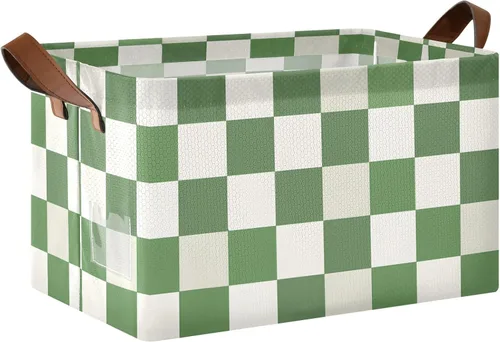 Vista 33 de senya Cesta de almacenamiento 1 unids grande plegable bolsa de ropa rectangular plegable tela cesta de lavandería plegable cubo de lavado plegable