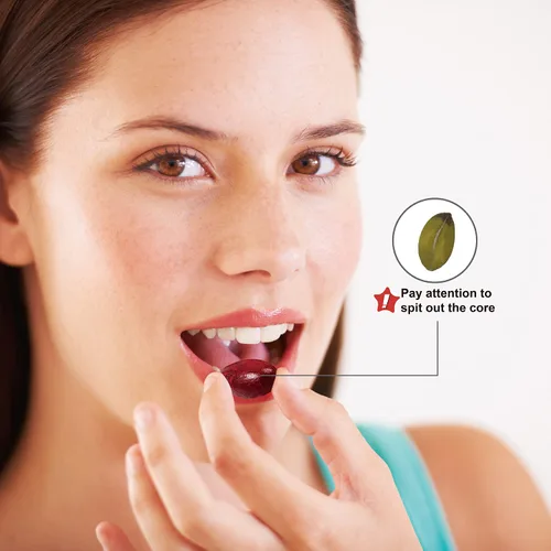 Vista 3 de ¡Ohh! Berry Miracle Berry [las 6 de ellas], las bayas milagrosas son aperitivos de friut 100% naturales y liofilizados para volverse agrias