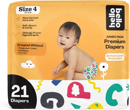 Vista 35 de Hello Bello Premium Pañales para bebé talla 1, 32 unidades de pañales desechables, extra absorbentes, hipoalergénicos con ajuste cómodo y seguro