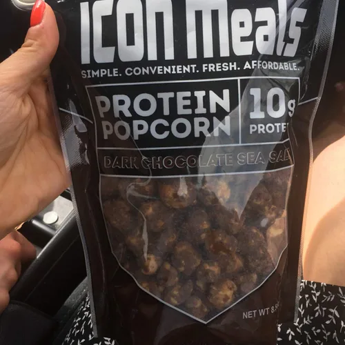 Vista 8 de ICON Meals Palomitas de maíz con alto contenido de proteínas, todo natural, Air Popped, cero azúcar añadido, 0.35 onzas de proteína, 1 bolsa