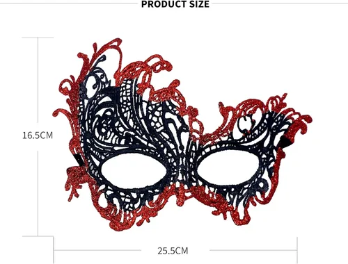 Vista 3 de Lusy DM Máscaras de máscaras para parejas, máscara de fiesta veneciana, máscara de Mardi Gras, máscara de disfraz de Halloween para parejas, mujeres