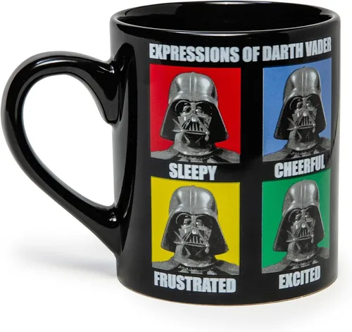 Vista 7 de Silver Buffalo Star Wars Boba Fett Helmet - Taza de café de cerámica, 20 onzas