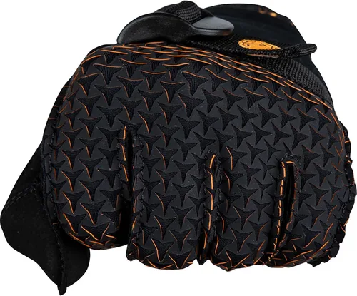 Vista 4 de Radar Guantes deportivos acuáticos Hydro-A para hombre, palma de agarre adhesivo Amara, cierre PowerPull, corte láser, dedos precurvados, ajuste sin
