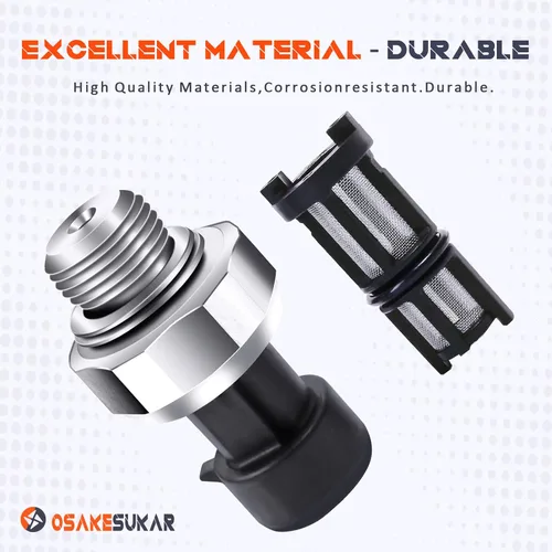 Vista 2 de Sensor de presión de aceite de motor compatible con Chevy Silverado 1500 2500 3500 2003-2008, Suburban, Yukon, Avalanche, Impala, Tahoe, GMC
