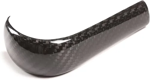 Vista 6 de YIWANG Cubierta de la cabeza de la perilla de palanca de cambios de fibra de carbono 100% real para BMW E39 E60 E61 E83 E53 E46 Accesorios de coche