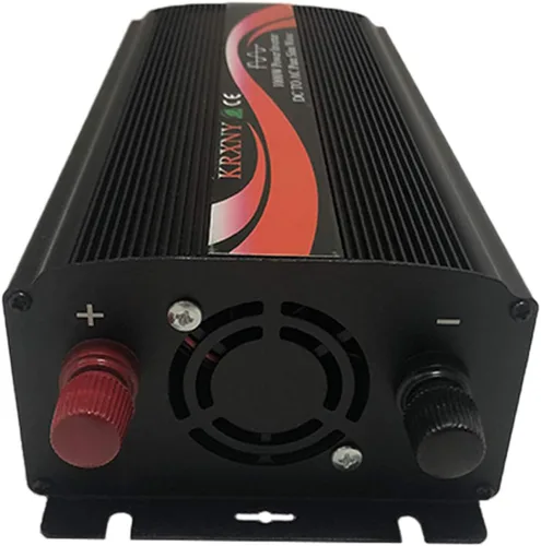 Vista 6 de Inversor de corriente de onda sinusoidal pura de 1000 W, 48 V CC a 110 V, 120 V CA, 60 HZ, con pantalla LED, enchufe de salida de EE. UU.