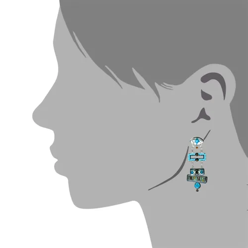 Vista 2 de yoolie joyas, mineral-glow Fashion arete, Primavera-Verano Collection de ArtaziaE3204