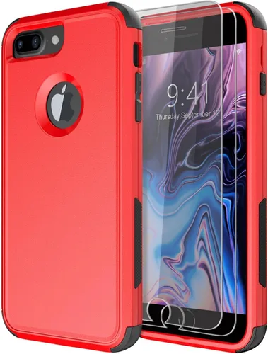 Vista 11 de Diverbox Funda [A prueba de golpes] [A prueba de caídas] [A prueba de polvo], Cubierta de protección resistente para teléfono para Apple iPhone 8