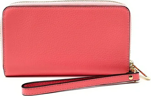 Vista 3 de Cuero Michael Kors Jet Set viaje grande plana multifunción teléfono pulsera cuero Pebble
