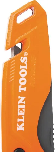 Vista 7 de Klein Tools 44303 FLICKBLADE Cuchillo utilitario plegable con almacenamiento de cuchillas, cuchillo utilitario con 5 cuchillas, compacto con botón