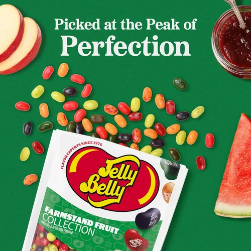 Vista 3 de Jelly Belly Farmstand Fruit Jelly Bean Collection - Bolsa de 8 onzas - Genuina, oficial, directamente de la fuente