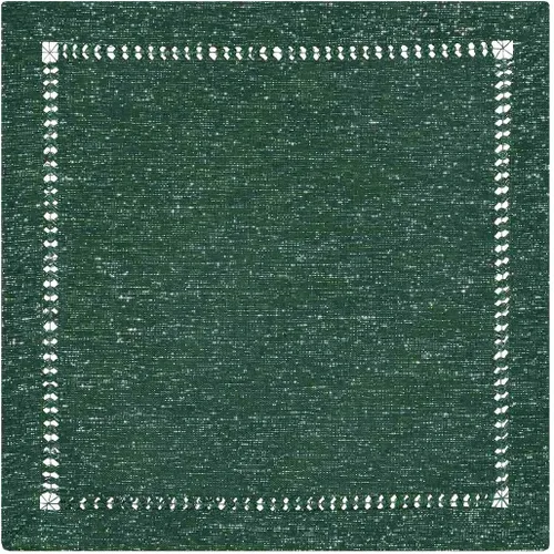 Vista 17 de Grelucgo Servilletas de mesa de comedor con dobladillo a mano para Halloween, hilo plateado entrelazado (negro, 4 servilletas de 18 x 18 pulgadas)