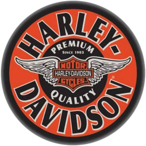 Vista 3 de Harley-Davidson Mesa de barra con alas y barra de escudo - 41in.H, modelo # HDL-12328