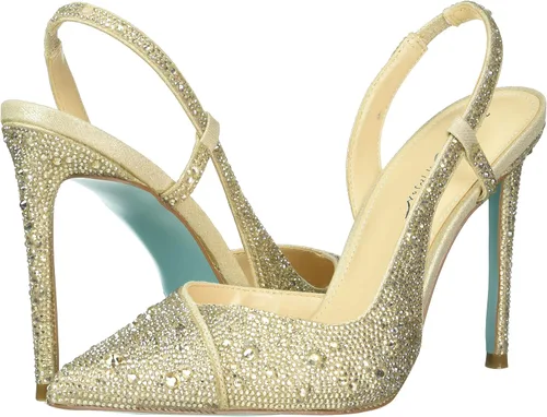 Vista 7 de Betsey Johnson Zapatos de tacón Sb-Rocky para mujer, Azul
