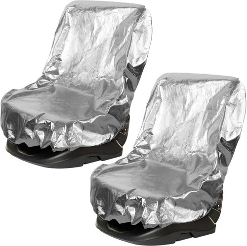 Vista 8 de BBTO 2 fundas para asiento de automóvil, protector reflectante para asiento de automóvil, protector reflectante para asiento de automóvil