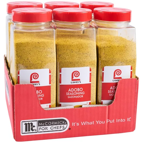 Vista 25 de Lawry's Condimento, Adobo, condimento multiusos, hecho para chefs, mezcla clásica de ajo, orégano, cúrcuma, sal y pimienta negra, para tacos, pollo