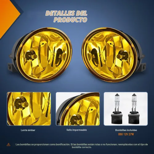 Vista 2 de Nilight - Conjunto de luz antiniebla compatible con Nissan Armada 2005 2006 2007