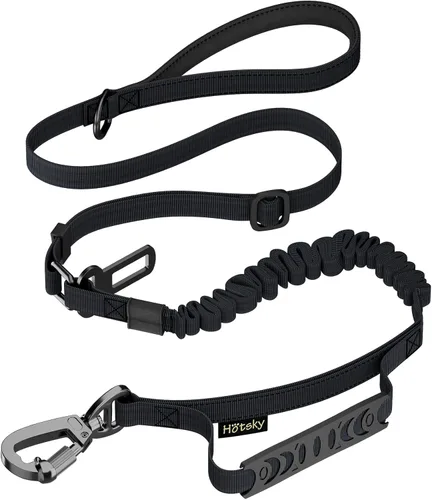 Vista 18 de Hotsky Bungee táctico que absorbe los golpes, correa fuerte para perro, CP