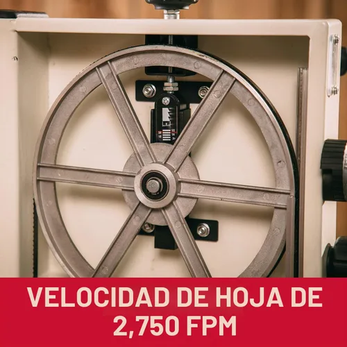 Vista 6 de JET Sierra de cinta para carpintería de 10 pulgadas con soporte, 1/2 HP, 115V 1Ph (modelo JWB-10)