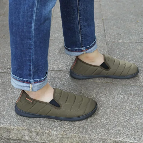 Vista 6 de Pantuflas para hombre de espuma viscoelástica para exteriores, zapatos de casa para interiores