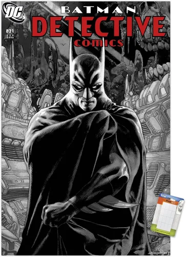 Vista 11 de Trends International DC Comics Batman - Póster de Batman Detective Comics #821 Versión enmarcada Barnwood