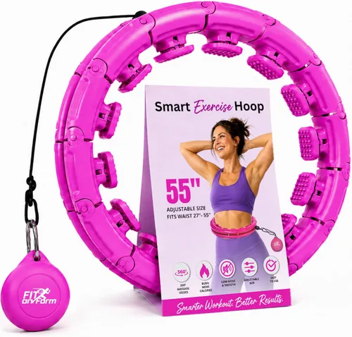 Vista 13 de Infinity Weighted Hula Hoop for Adults Weight Loss, Smart Exercise Hola Circle Hoop for Women Abs Workout