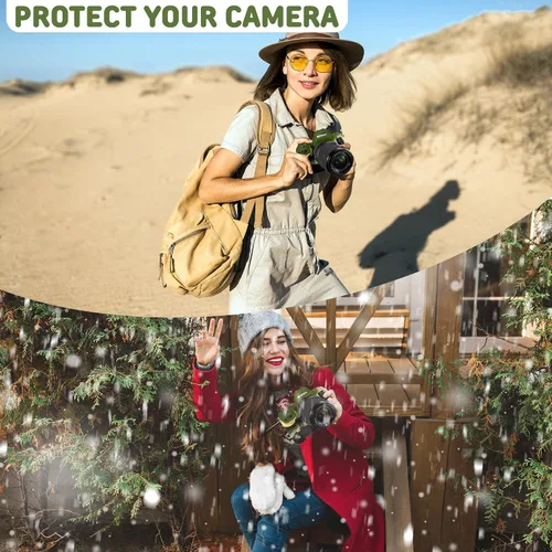 Vista 5 de Nikon Z8 - Funda protectora de goma de silicona para cámara, compatible con Nikon Z8 (verde militar)