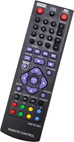 Vista 3 de AKB73615801 Reemplazo de control remoto para LG Blu-Ray Disc DVD Player BD220 BD630 BP125 BP125N BP135W-N BP200 BP220 BP220N BP320 BP320N BP325 N