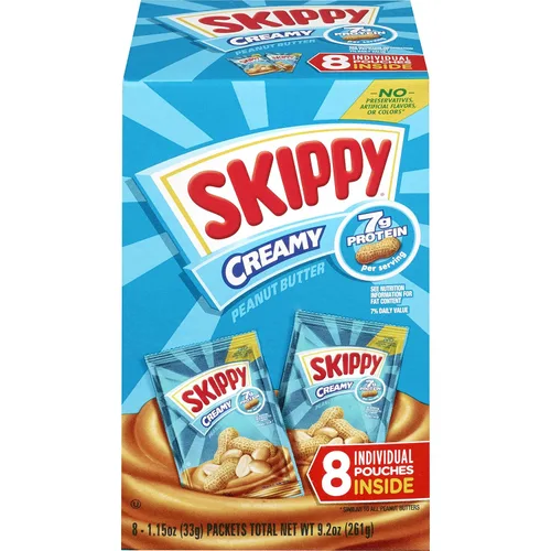 Vista 8 de SKIPPY Squeeze - Mantequilla de maní cremosa, 6 onzas (paquete de 6)