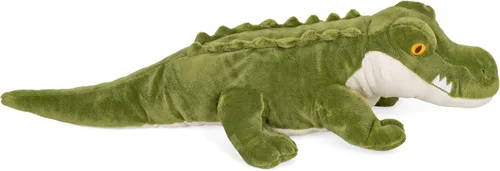 Vista 5 de Wild Republic Ecokins, cocodrilo, animal de peluche, 12 pulgadas, regalo para niños, juguete de peluche, hecho de botellas de agua recicladas