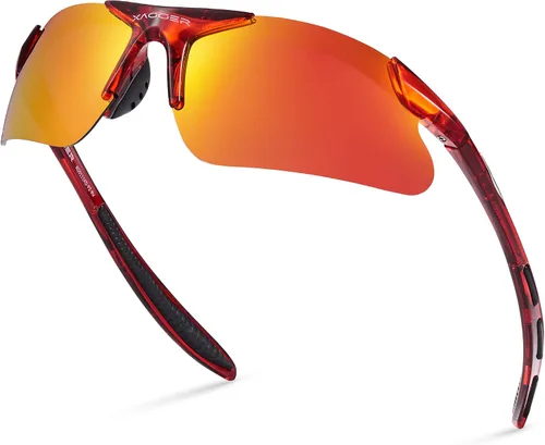 Vista 19 de Gafas de sol deportivas polarizadas para niños y niñas, gafas de béisbol y sóftbol, montura TR90