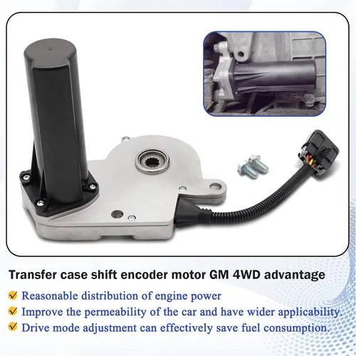 Vista 4 de Motor de codificación de cambio de caja de transferencia 600-910 GM 4WD para 2004-2007 Cadillac Escalade ESV EXT Chevy Avalanche 1500 Silverado 1500